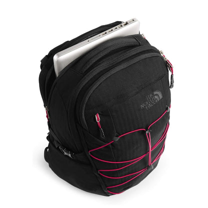 The North Face Borealis Backpack - Tnf Black Light Directional Heather/Tnf Red