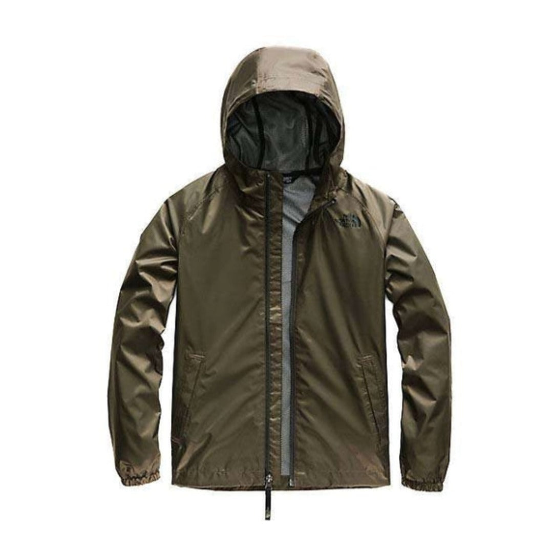 The North Face Boys' Zipline Rain Jacket - Taupe Green