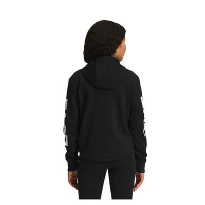 The North Face Girls’ Camp Fleece Pullover Hoodie - TNF Black/TNF White