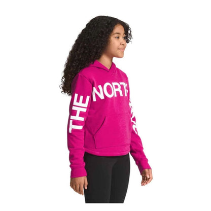 The North Face Girls’ Camp Fleece Pullover Hoodie - Fuschia Pink