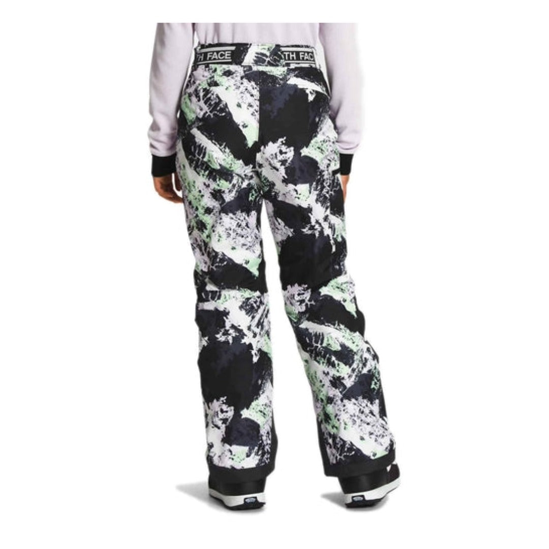 The North Face Girls’ Freedom Insulated Pants -  Lavender Fog Mountaintop Print