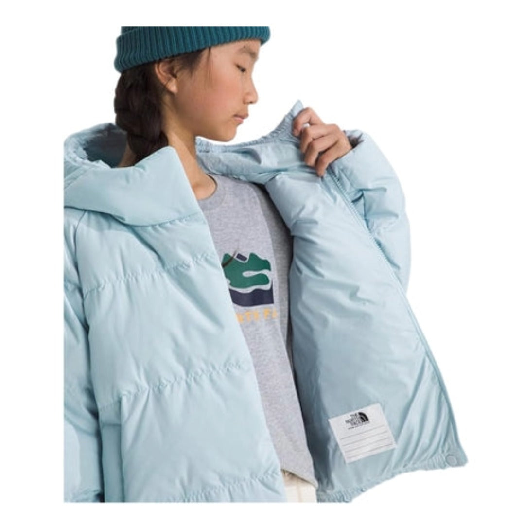 The North Face Girls’ North Down Hooded Jacket - Polar Haze