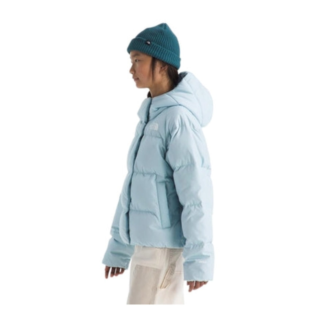 The North Face Girls’ North Down Hooded Jacket - Polar Haze