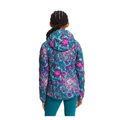 The North Face Girls' Printed ThermoBall Eco Hoodie - Deep Lagoon Constellation Camo