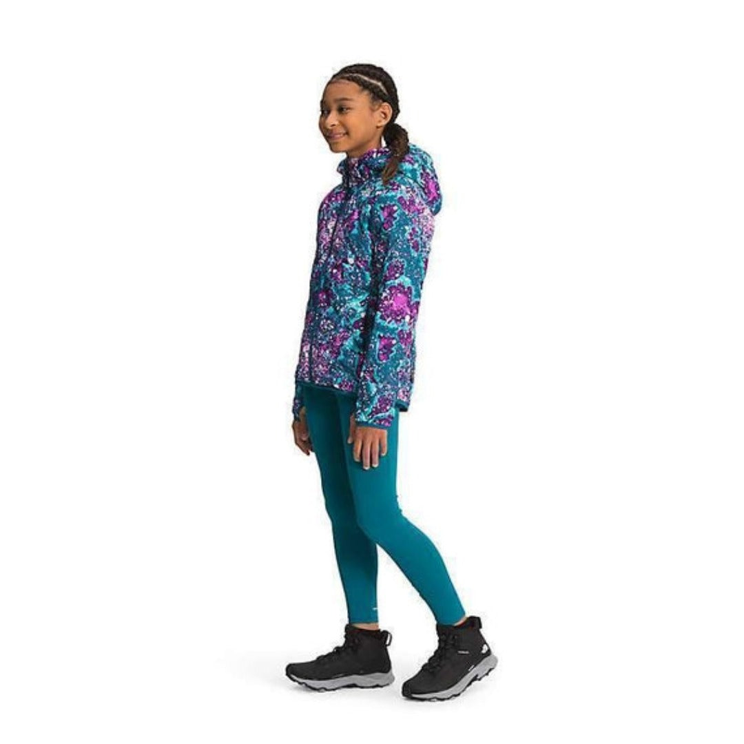 The North Face Girls' Printed ThermoBall Eco Hoodie - Deep Lagoon Constellation Camo