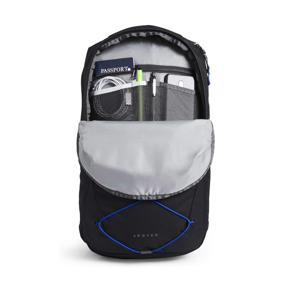 THE NORTH FACE Jester Everyday Laptop Backpack -Tnf Black Heather/Tnf Blue
