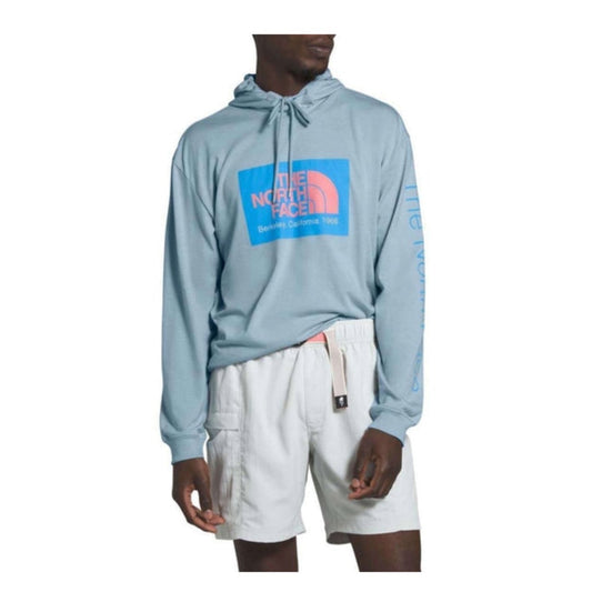 The North Face Men's 66 California Tri-Blend Pullover Hoodie -Faded Blue Heather