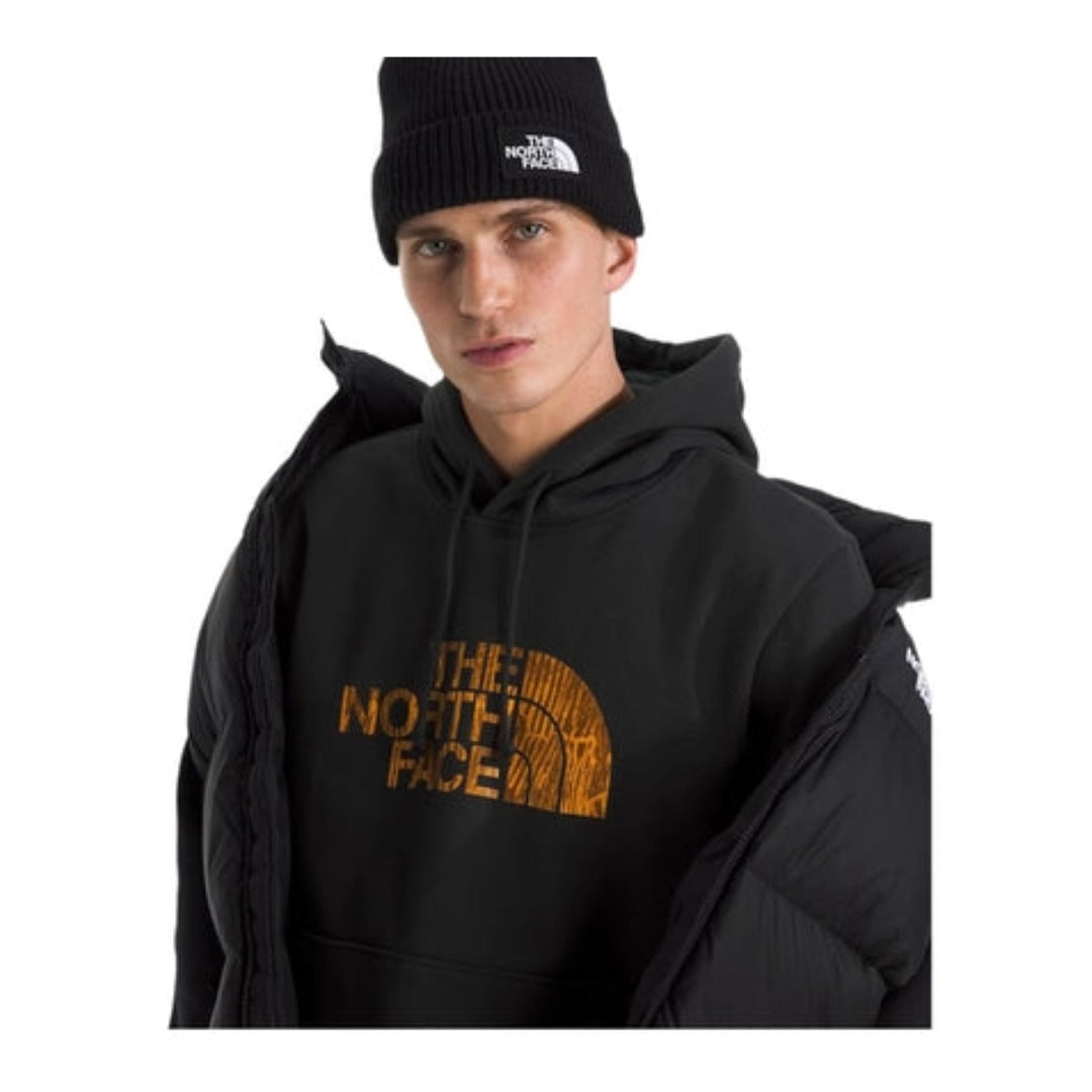 The North Face Men's Evolution Regenerative Ink Half Dome Hoodie - Black/Summit Gold