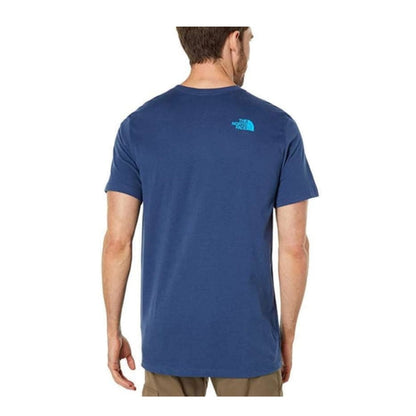 The North Face Men's GEO NSE T-Shirt - Shady Blue/Acoustic Blue