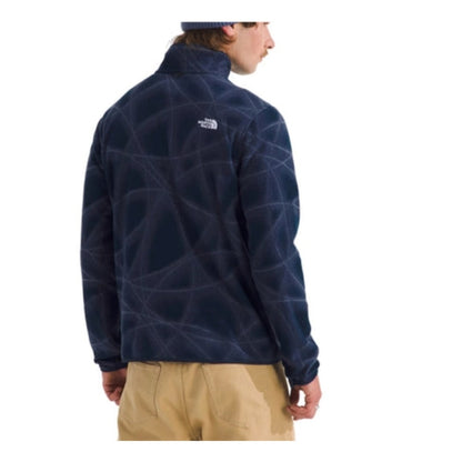 The North Face Men's Glacier Fleece Jacket - Summit Navy Sun Halos Print