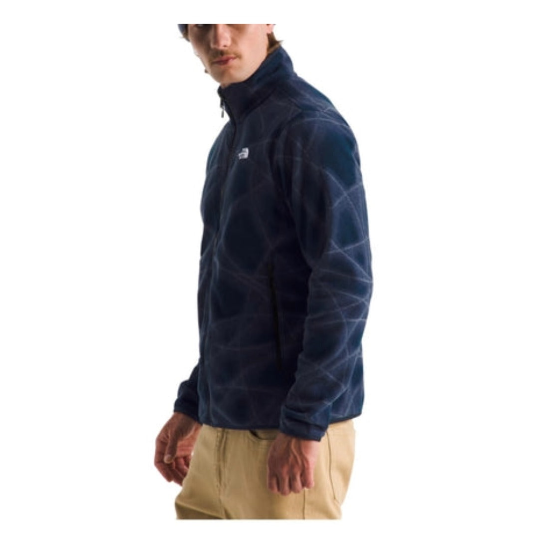The North Face Men's Glacier Fleece Jacket - Summit Navy Sun Halos Print