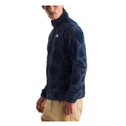 The North Face Men's Glacier Fleece Jacket - Summit Navy Sun Halos Print