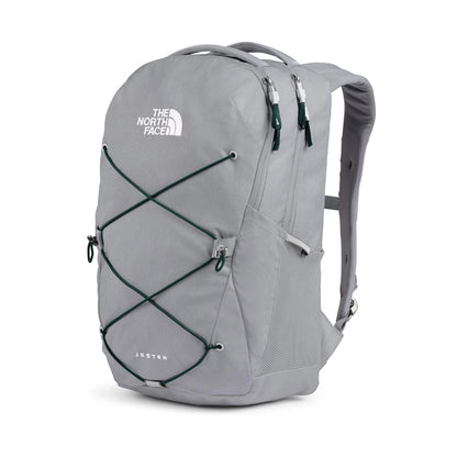 The North Face Jester Backpack - High-Rise Grey Light Heather/Scarab Green