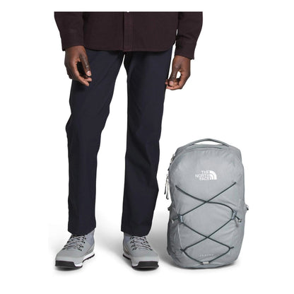 The North Face Jester Backpack - High-Rise Grey Light Heather/Scarab Green