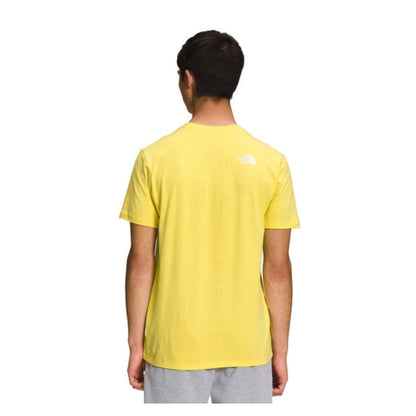 The North Face Men’s Short-Sleeve Geo NSE Tee - Yellowtail/Gardenia White