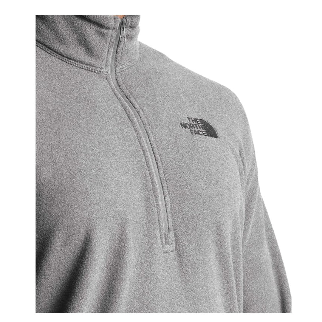 The North Face Men's TKA 100 Glacier Quarter Zip - TNF Medium Grey Heather