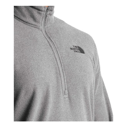 The North Face Men's TKA 100 Glacier Quarter Zip - TNF Medium Grey Heather