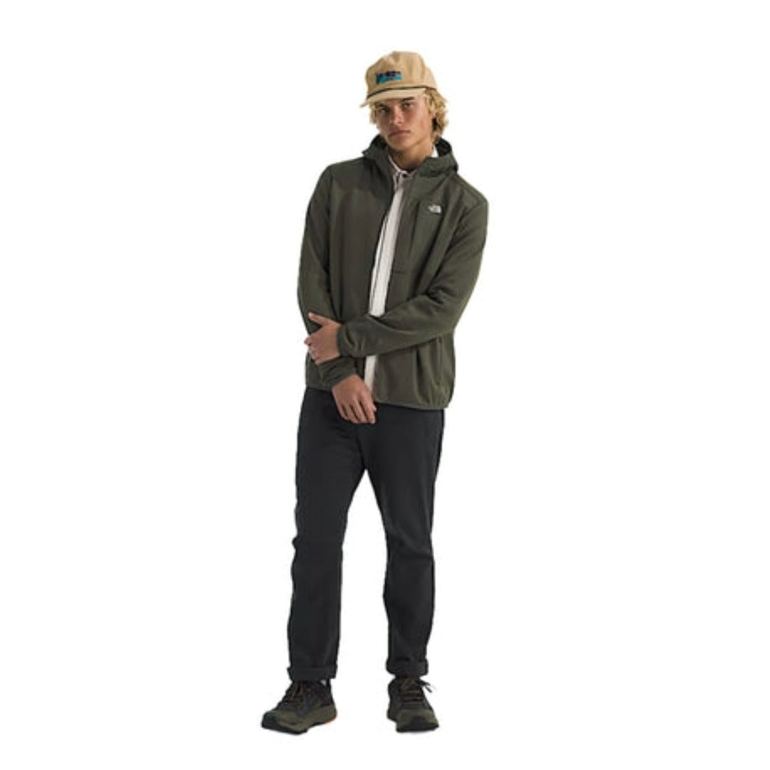 The North Face Performance Fleece Full-Zip Hoodie - New Taupe Green
