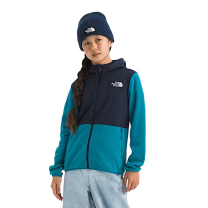 The North Face Boys’ & Girls’ Glacier Full-Zip Hoodie - Dusk Blue/Summit Navy