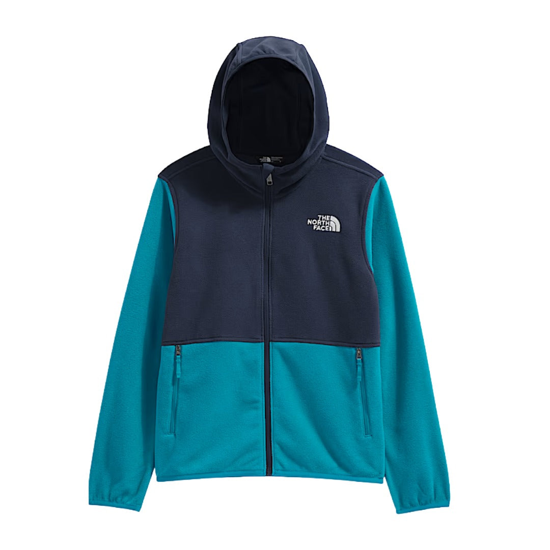 The North Face Boys’ & Girls’ Glacier Full-Zip Hoodie - Dusk Blue/Summit Navy