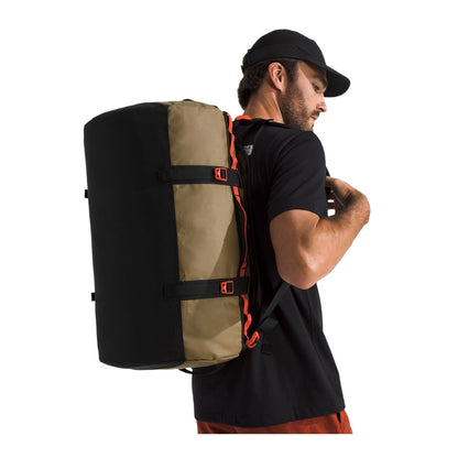 The North Face Base Camp Duffel - S(50L) Cedar/Tnf Black/Lava Red