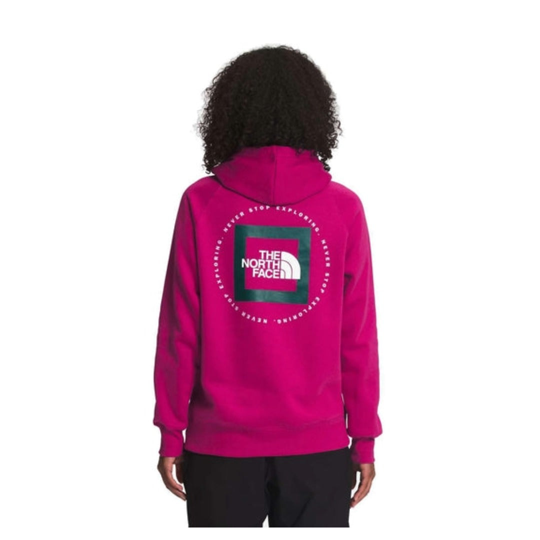 The North Face Women’s Geo NSE Hoodie - Fuschia Pink/Ponderosa Green