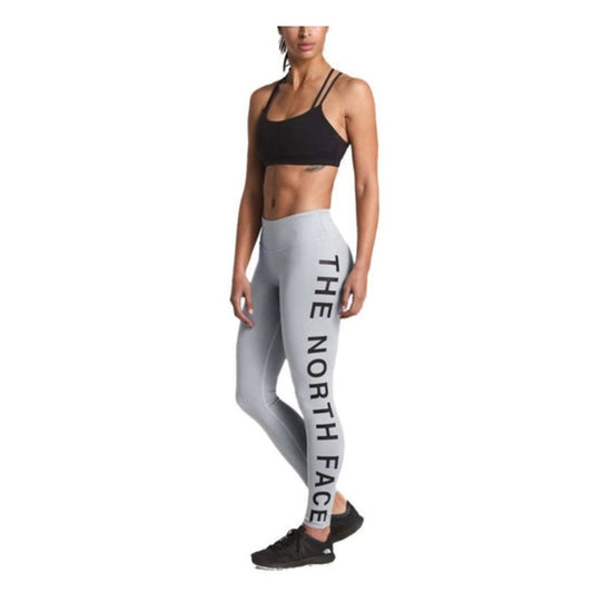 The North Face Women's 24/7 Graphic Mid-Rise Tights - TNF LIGHT GREY HEATHER