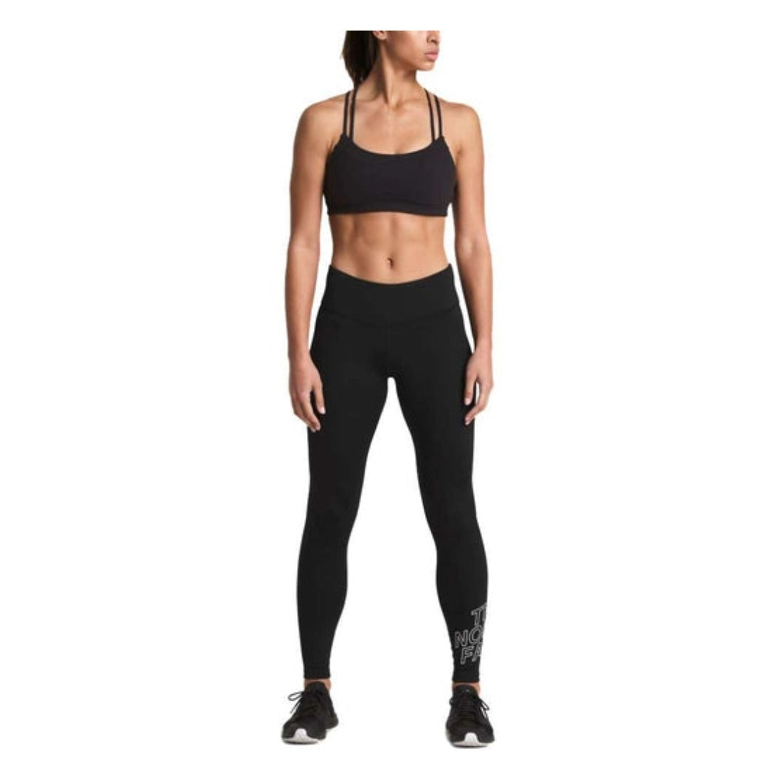 The North Face Women's 24/7 Graphic Mid-Rise Tights - TNF Black / TNF White