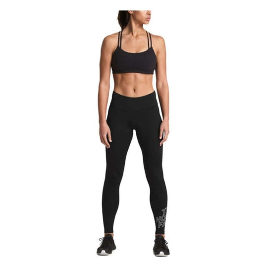 The North Face Women's 24/7 Graphic Mid-Rise Tights - TNF Black / TNF White