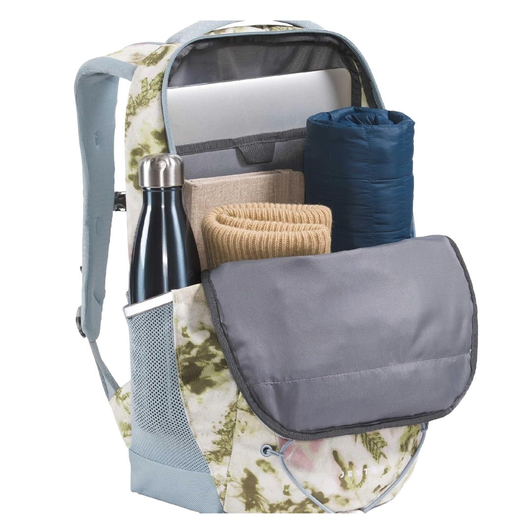 The North Face Women's Jester Everyday Laptop Backpack - Desert Stone Floral Dye Print/Frost Grey