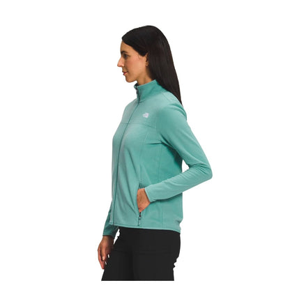 The North Face Women's TKA Glacier Full-Zip Jacket - Wasabi