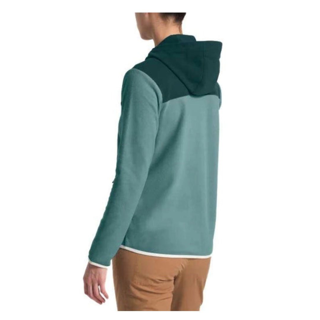The North Face Women's TKA Glacier Full-Zip Hoodie - Trellis Green