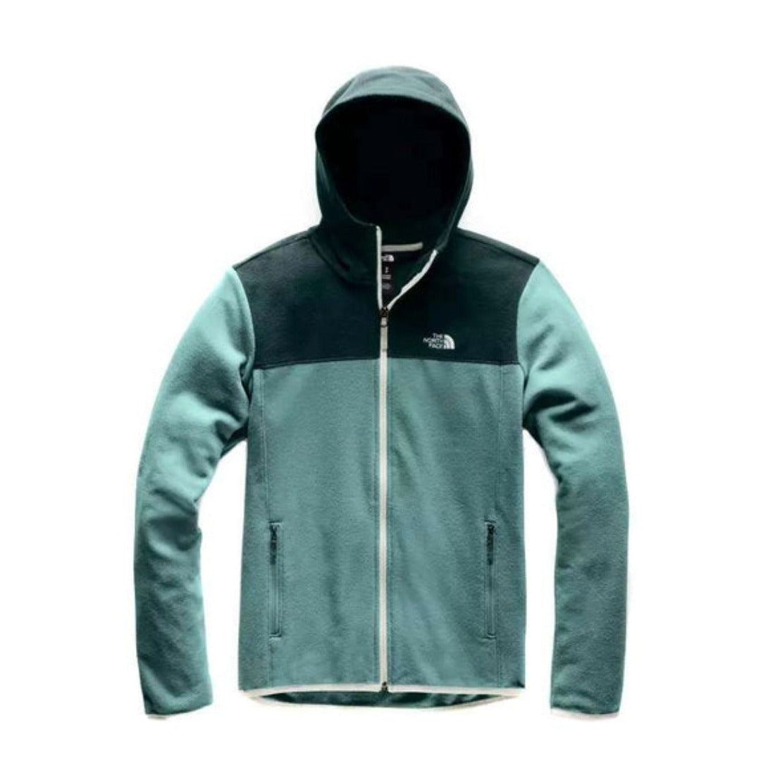 The North Face Women's TKA Glacier Full-Zip Hoodie - Trellis Green