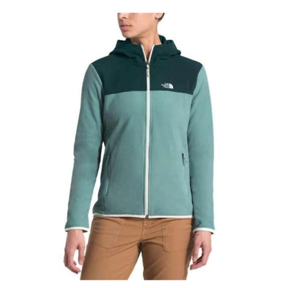The North Face Women's TKA Glacier Full-Zip Hoodie - Trellis Green