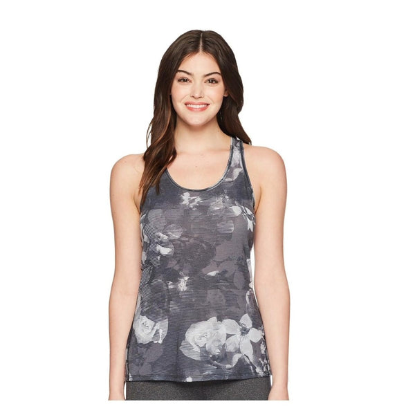 The North Face Women's Workout Racerback Tank -  BLACK BOTANICAL PRINT