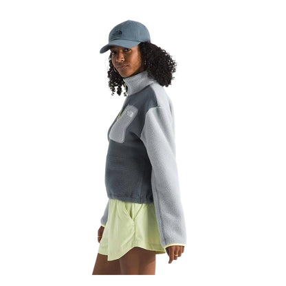 The North Face Women's Yumiori Quarter Zip Jacket - Granite Grey/Frost Grey/Lemon Mist