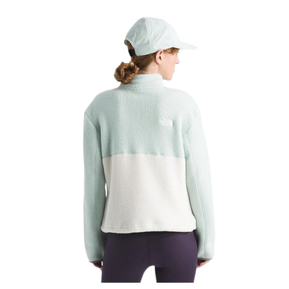 The North Face Women's Yumiori Quarter Zip Jacket - White Dune/Opal Frost/Transcendent Grey