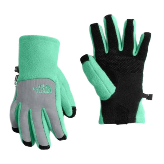 The North Face Youth Denali Etip Glove - Mint Green