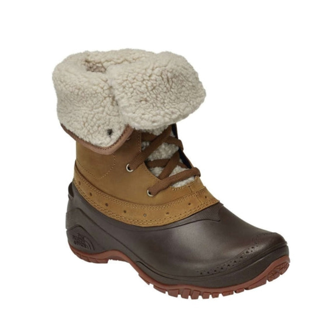 The North Face Women's Shellista Roll-Down Boots - Golden Brown /Coffee Bean brown
