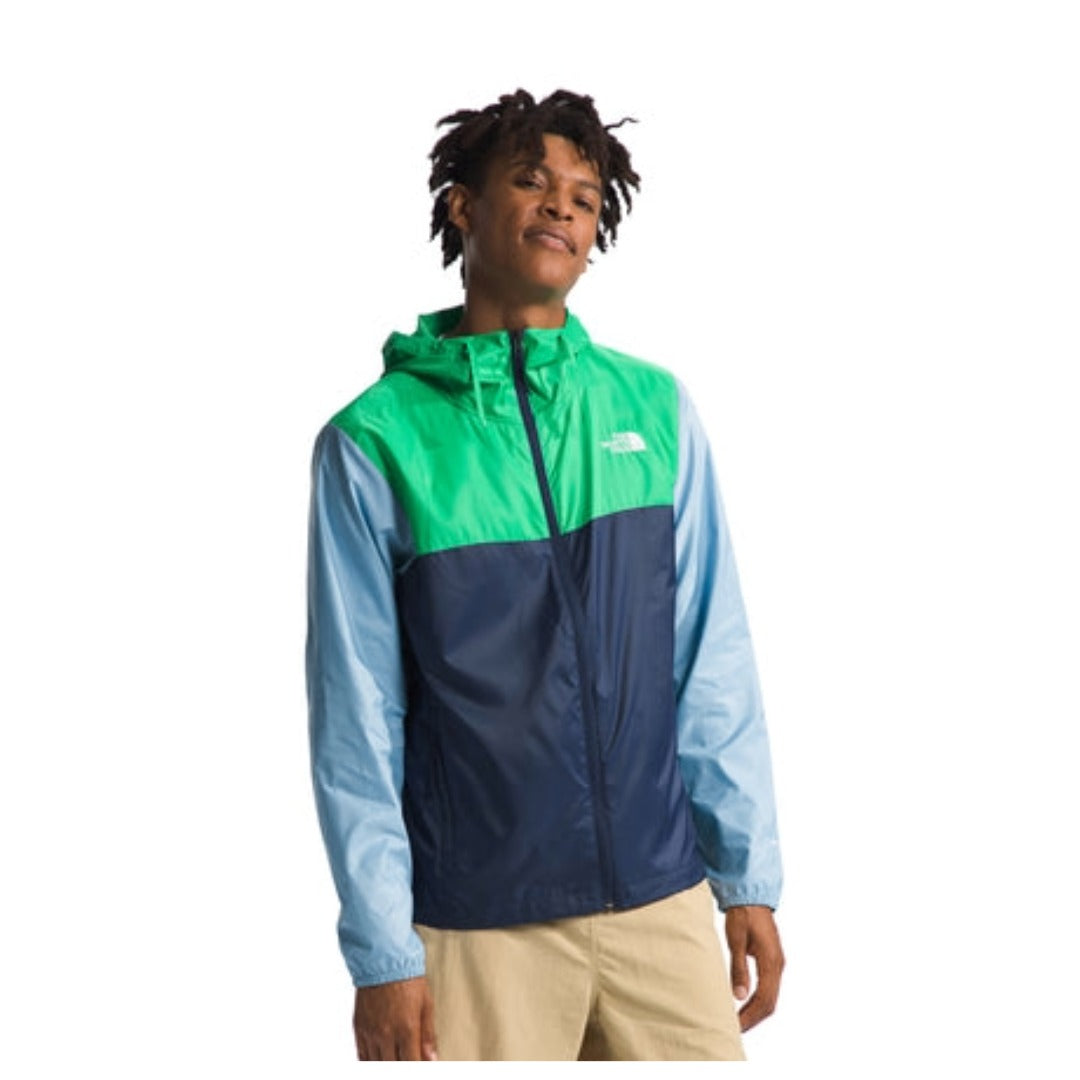 The North Face Men's Cyclone 3 Jacket - Summit Navy/Optic Emerald