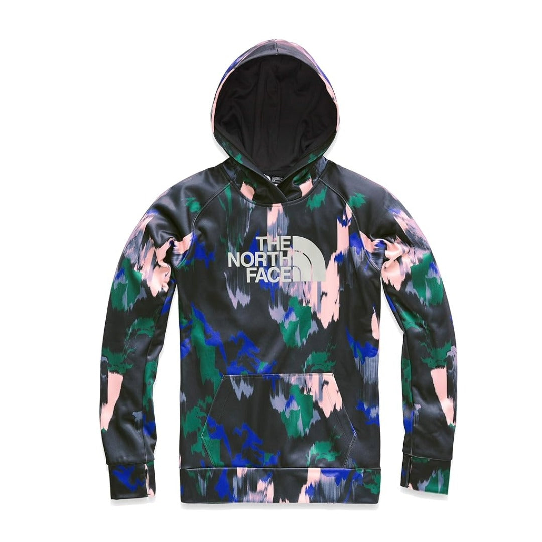 The North Face Women's Fave Half Dome Pullover Hoodie - AZTEC BLUE CT GEODE PRINT/MINT BLUE