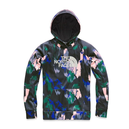 The North Face Women's Fave Half Dome Pullover Hoodie - AZTEC BLUE CT GEODE PRINT/MINT BLUE