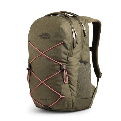 THE NORTH FACE Women's Jester Backpack - Burnt Olive Green Light Heather/Mauveglow