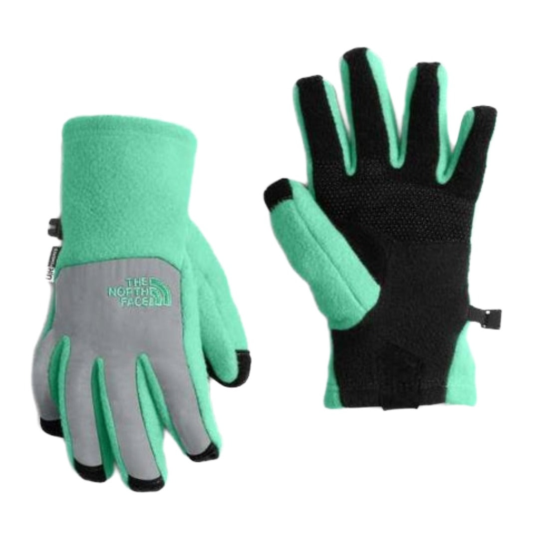 The North Face Youth Denali Etip Glove - Mint Green