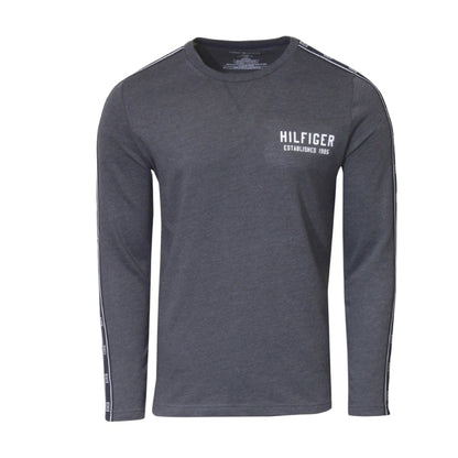 Tommy Hilfiger Men's Sweatshirt Crew Neck Pullover Lounge T-Shirt - Heather