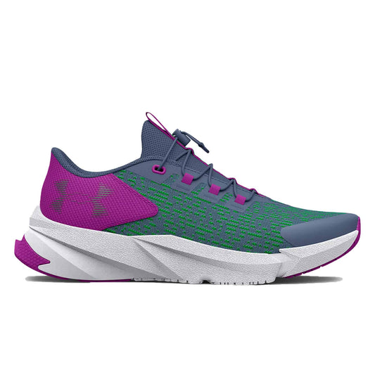 Girls’ running shoes featuring a breathable mesh upper, cushioned foam midsole, lace-up closure, supportive design, and durable rubber outsole for sports and everyday activities