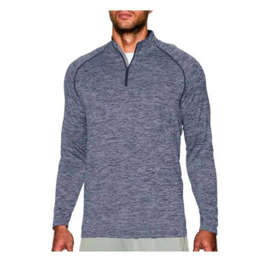 Under Armour Men’s Tech Quarter-Zip Pullover with lightweight UA Tech fabric and adjustable quarter-zip neckline.