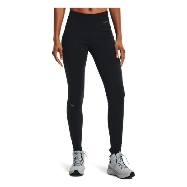 Under Armour Women’s ColdGear Base 4.0 black thermal leggings designed for extreme cold-weather warmth.