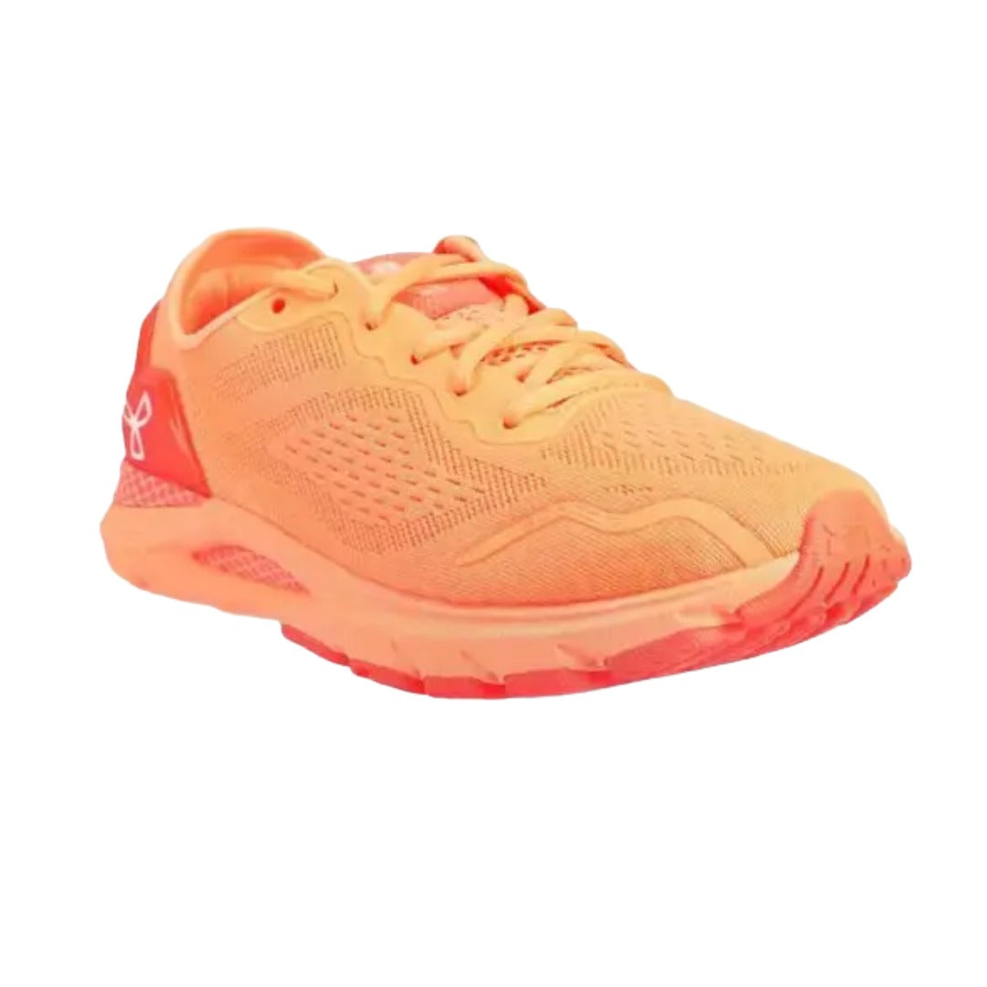 Women’s running shoes featuring a breathable engineered mesh upper, responsive cushioned midsole, lace-up closure, supportive heel design, and durable rubber outsole for road running and everyday training