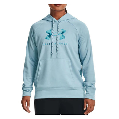 Under Armour Women’s UA Shoreline Terry Hoodie with relaxed fit, soft terry fabric, and adjustable hood.